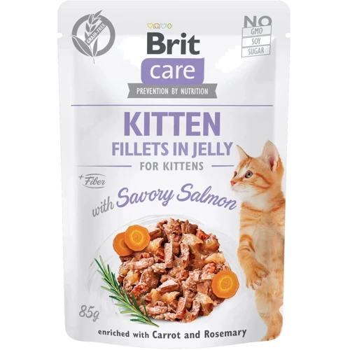 

Brit Care Kitten Fillets in Jelly with Salmon pouch 85 г