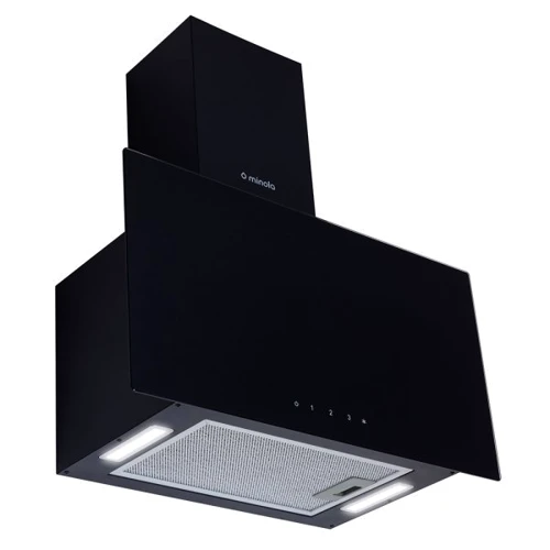 Витяжка Minola HVS 6444 BL 800 LED: Матеріал корпусу нержавіюча сталь, скло