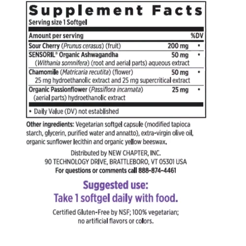 New Chapter One Daily Multiherbal Sleep Well, 30 Vegetarian Softgels (NC4514): Форма выпуска Капсулы