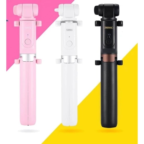 Remax P9 Aluminum Selfie Stick Tripod with Bluetooth 100cm Black: Тип беспроводной