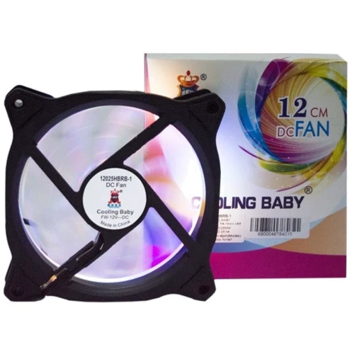 Кулер Cooling Baby Rainbow LED (12025HBRB-1): Тип вентилятор