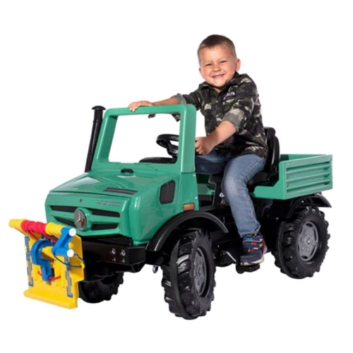 Пожарная машина Rolly Toys rollyUnimog Forst зелёно-жёлтая (038244): Материал колес пластик