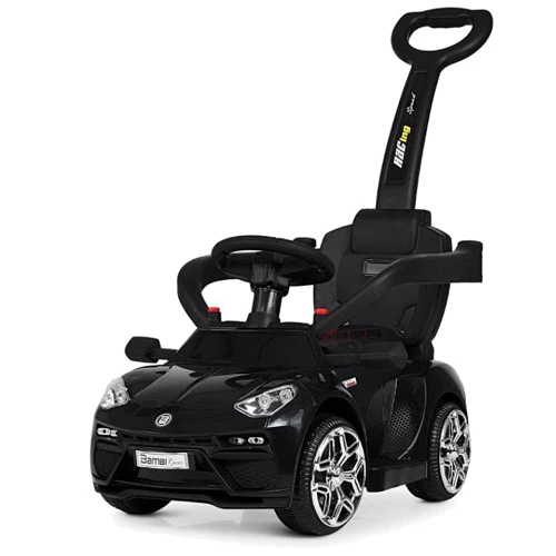 

Детский электромобиль-толокар 2в1 Bambi черный (M 3591L-2)
