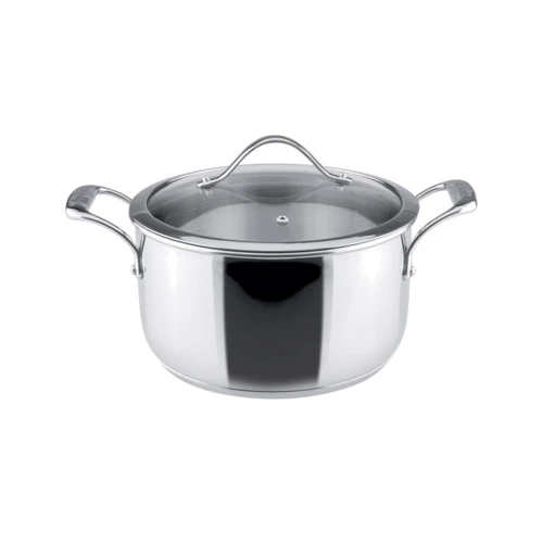 Кастрюля Vinzer Chef series 24см, 5.8л с крышкой (89074)