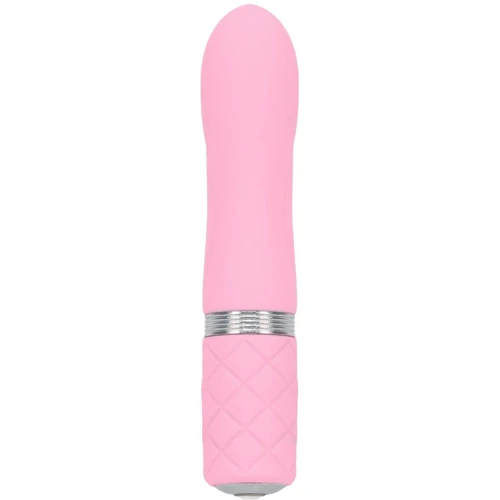 Роскошный вибратор PILLOW TALK - Flirty Pink с кристаллом Сваровски