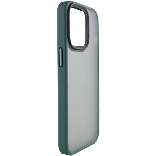 Чохол для iPhone Mobile Case TPU+PC Metal Buttons Green для iPhone 13 Pro Max: Колір зеленый