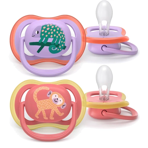Пустушка Philips Avent Ultra Air, 18+ міс., Дизайн дівчаток, 2 шт (SCF349/47): Вік старше 18 місяців