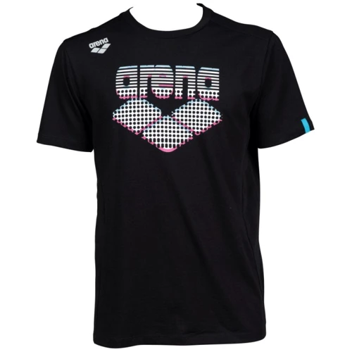 Спортивні футболки Arena TE T-Shirt 003765-501 50 чорна з принтом