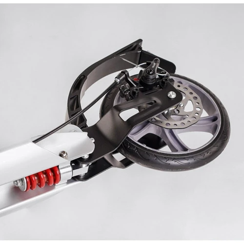 Двухколесный самокат с дисковым тормозом Best Scooter Factor BS-81766 Серебристый: Материал колес полиуретан
