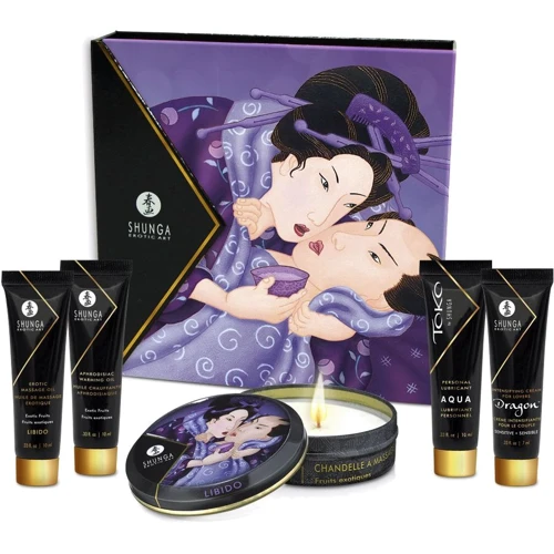 

Подарочный набор Shunga Geishas Secrets - Exotic Fruits: для шикарной ночи вдвоем