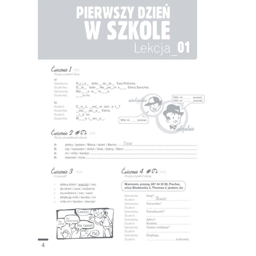 Polski, krok po kroku 1 (A1/A2): Zeszyt ćwiczeń: Производитель Glossa