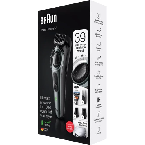Машинка для стрижки (триммер) Braun BT 7220: Максимальная длина стрижки, мм 20