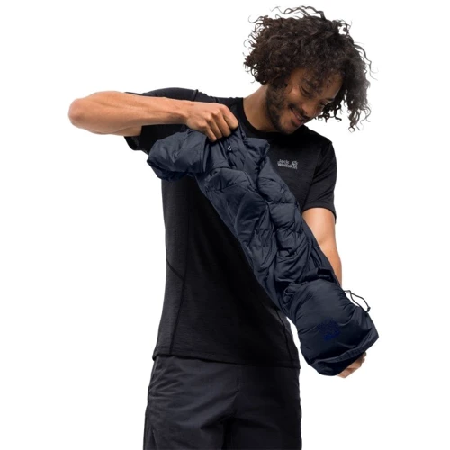 Пуховик Jack Wolfskin Fairmont Men 1203591-1010 46 синій зимовий з капюшоном: Тип застібки На блискавці