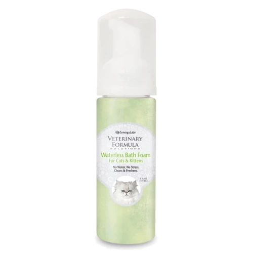 Шампунь Veterinary Formula Waterless Bath Foam без воды для кошек и котят, с экстрактами календулы и мяты, 177 мл