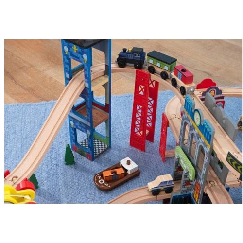 Залізниця KidKraft Super Highway Train Set (17809) фото 8