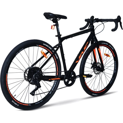 Велосипед VNC 2023' 28" PrimeRacer A7 V51A7-2853-BO 21"/53см (1933) black (shiny)/orange (matt) (5060948061933)