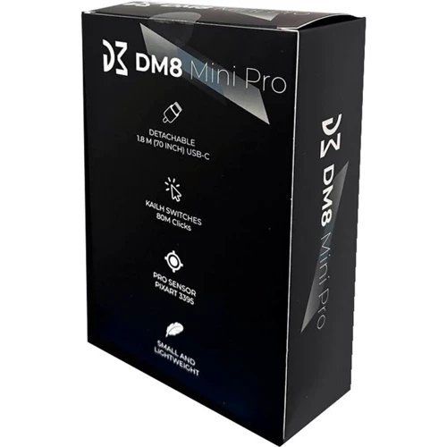 Мышь Dream Machines DM8 Mini Pro Black (DM8_MINI_PRO): Максимальное разрешение сенсора, dpi 26000