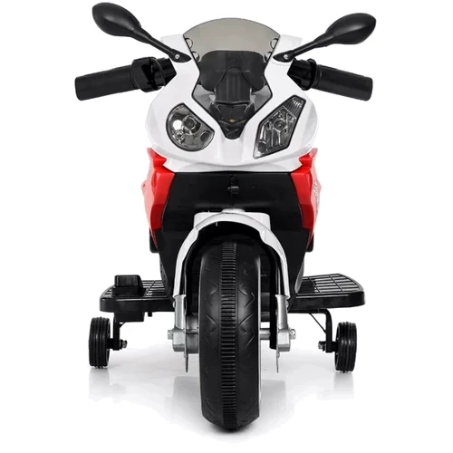 Детский электромотоцикл 2 колесный 50W Bambi Racer BMW красно-белый (M 4103-1-3): Материал корпуса пластик