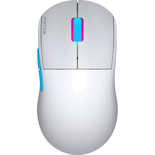 Мышь HATOR Quasar 2 PRO Wireless White/Cyan (HTM561WC)