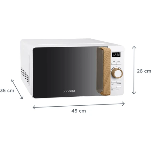 Микроволновая печь Concept MT4420wh: Внутреннее покрытие камеры Эмаль