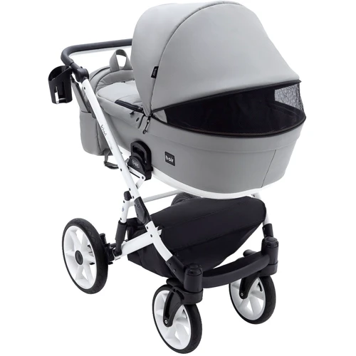 Универсальная коляска 2 в 1 Bair Kiwi White ECO BKW-15 серый (680740): Ширина шасси 58 см