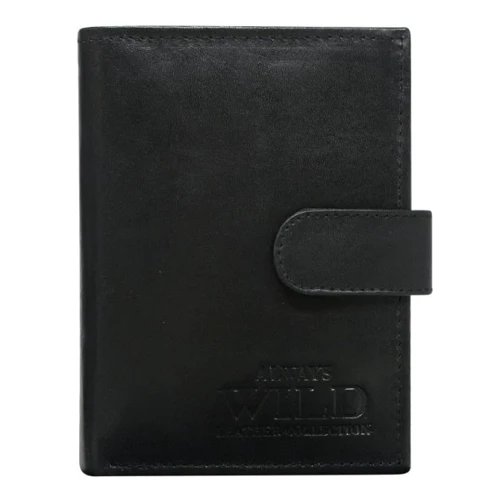 Мужской кошелек Always Wild черный (N4L-SCR/3117 Black)