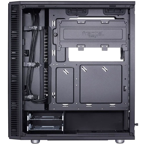 Корпус Fractal Design Define C TG (FD-CA-DEF-C-BK-TG): Матеріал передній панелі сталь