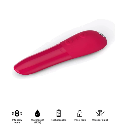 Мощный мини вибратор We-Vibe Tango X, 10х2.3 (розовый)