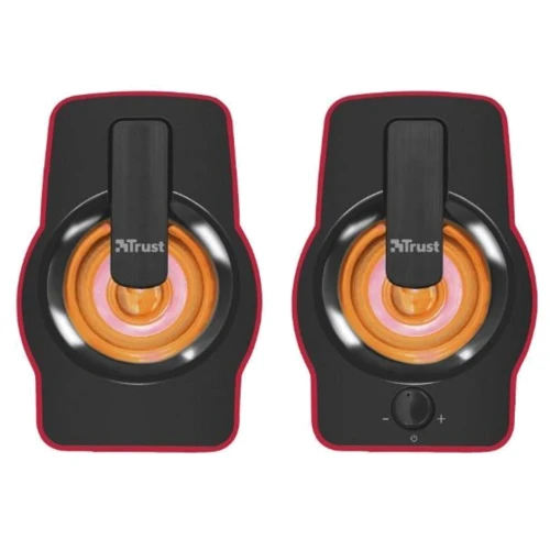 Акустична система Trust 2.0 Gemi RGB Red (22979): Діапазон відтворюваних частот 20-20000 Гц