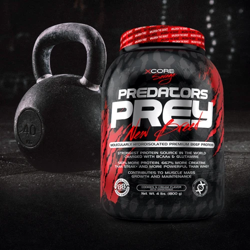 Протеин Prozis Predators Prey New Breed 1800 g Cookies and Cream: Вес, г 1800