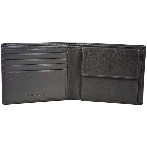 Чоловіче портмоне Cross Insignia BI-FOLD Coin Wallet коричневе (248072B-2): Стать Мужской