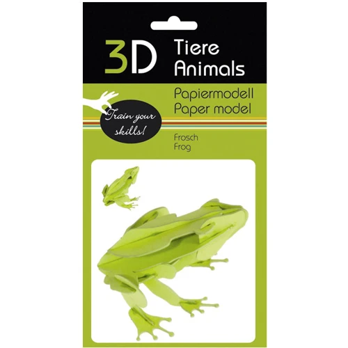 Жаба Frog Fridolin 3D модель: Вид Флора і фауна