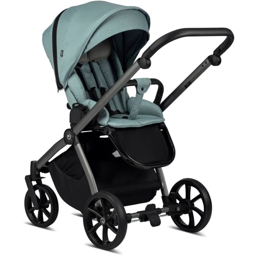 Универсальная коляска 2 в 1 Tutis Mio Plus Thermo Turquoise (1352243): Материал колес резина (надувные)