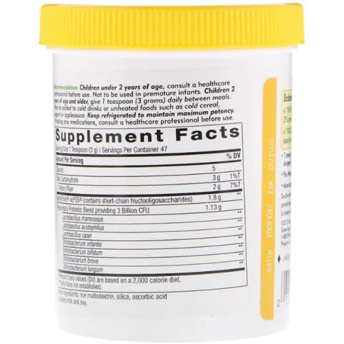 Nature's Way, Primadophilus, Children, 4.9 oz (141 g) (NWY-06881): Форма выпуска Порошок