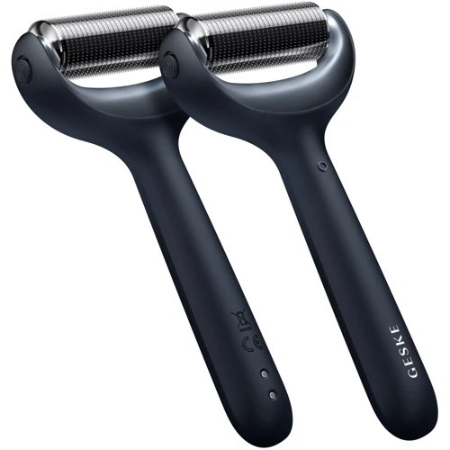 Электронный роллер для лица и тела с микроиглами GESKE MicroNeedle Face&Body Roller 8в1 black фото 4
