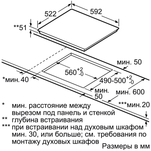 Варильна поверхня електрична Siemens ED651FSB5E: Кількість конфорок 4