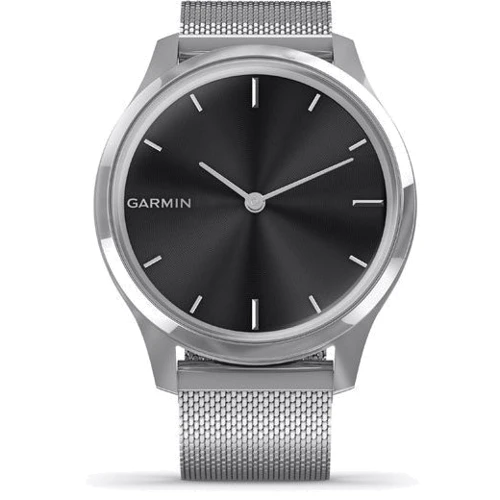 Смарт-годинник Garmin Vivomove Luxe Silver stainless steel case with silver Milanese band (010-02241-03): Виробник Garmin