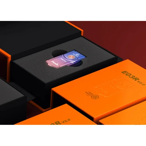 Фонарь туристический Fenix E03R V2.0 сиреневый (E03RV20PUR): Световой поток, лм 500