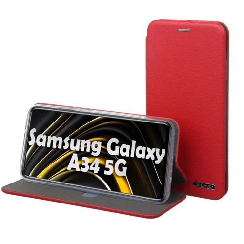 Чохол для телефона BeCover Book Exclusive Burgundy Red для Samsung A346 Galaxy A34 5G (709031): Матеріал Искусcтвенная шкіра