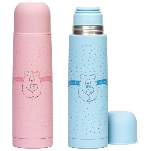 Термос Suavinex Смысл жизни, розовый (305915)