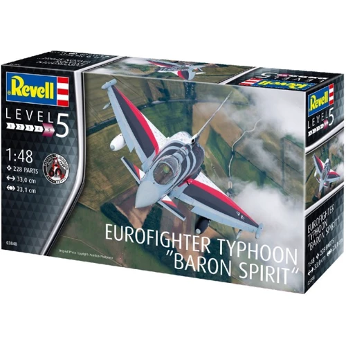 Сборная модель Revell Многоцелевой истребитель Тайфун Барон Спирит ур 5 м 1:48 (RVL-03848)