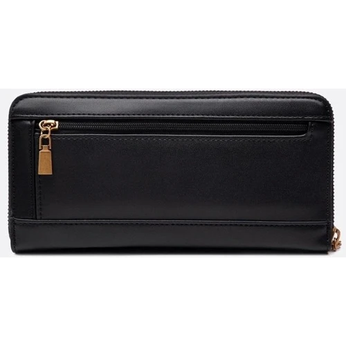 Жіночий гаманець GUESS LAUREL SLG LARGE ZIP AROUND чорний (SWVB8500460-BLA): Стать Женский
