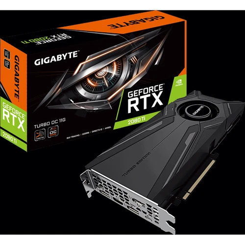 Видеокарта Gigabyte GeForce RTX 2080 Ti Turbo OC 11GB (GV-N208TTURBO OC-11GC)