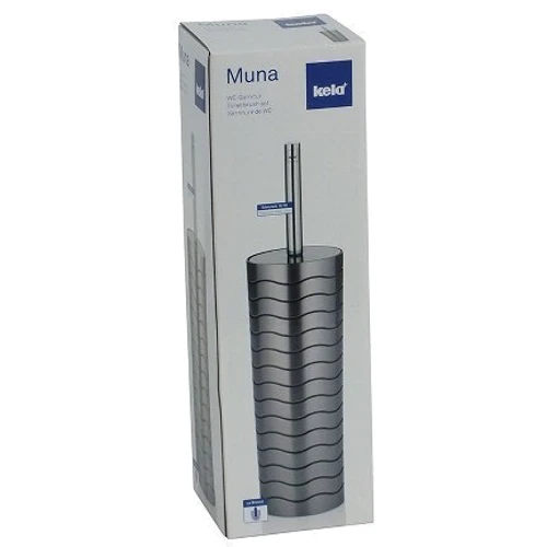 Ершик для унитаза KELA Muna антрацит 37х9.5 см (22833)