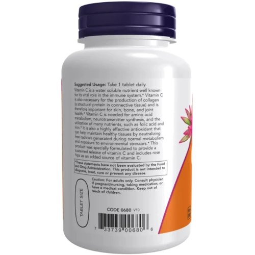 Now Foods C-1000 RH SR Вітамін С 250 таблеток: Стать Унисекс