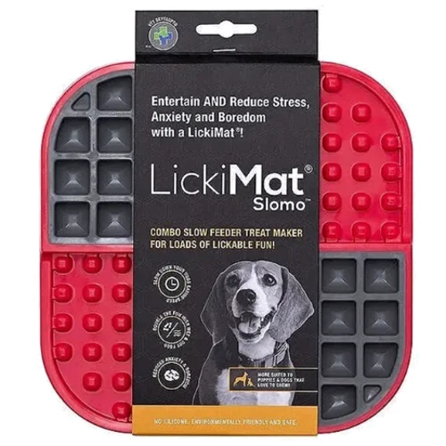 Килимок для повільного годування Licki Mat Slomo Red для собак (9349785000319)