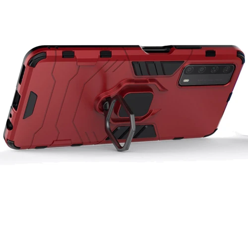 Чехол для телефонов Mobile Case Transformer Ring Dante Red for Huawei P Smart 2021: Материал поликарбонат / силикон