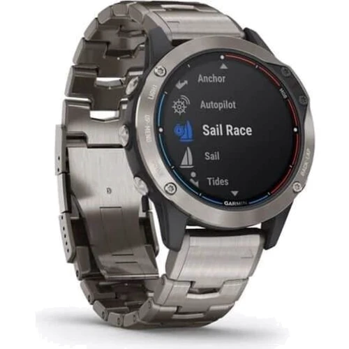 Смарт-часы Garmin Quatix 6 Titanium Grey with Titanium Band (010-02158-95): Производитель Garmin