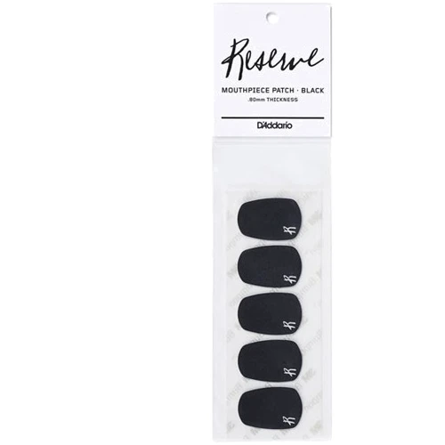Накладки на мундштук Rico RMP01B Reserve 0.8mm Black (5 шт)