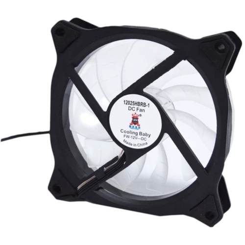 Кулер Cooling Baby Rainbow LED (12025HBRB-1)